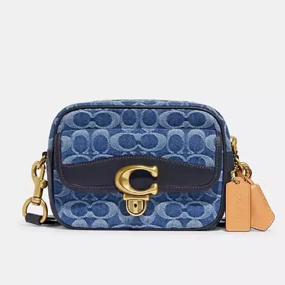 Coach studio camera bag 18 in signature wash denim - Picture 2 of 16